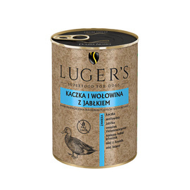 Karma mokra dla psa Luger’s kaczka i wołowina z jabłkiem 400 g