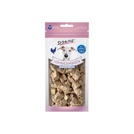 Dokas Przysmak dla psa liofilizowane żołądki drobiowe 20 g