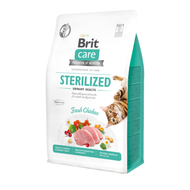 Sucha karma dla kota Brit Care Cat Grain-Free Sterilized Urinary 400 g