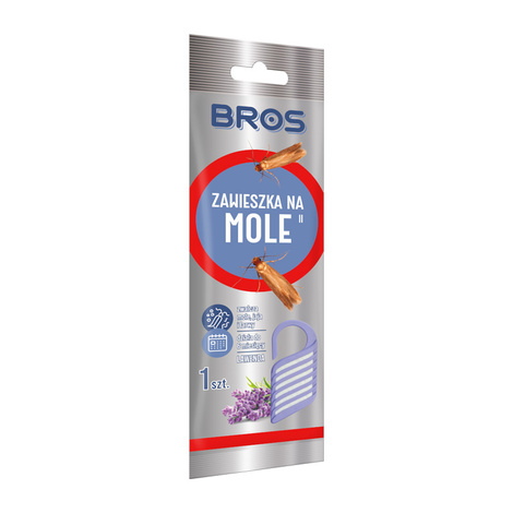 Bros Zawieszka na mole odzieżowe lawendowa 1 szt.