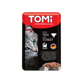 Tomi Mokra karma dla kota cielęcina indyk 100 g