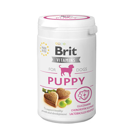 Brit Vitamins Dog Puppy – półwilgotna karma uzupełniająca dla szczeniąt, wspiera rozwój 150 g