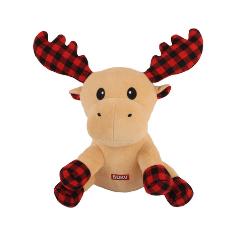 Buba Święta! Renifer w kratę Zabawka dla psa 23 cm