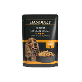 BANQUET Mokra karma dla psa Kurczak z ryżem i dynią 100 g