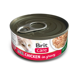 Brit Care Cat Real mokra karma dla kota Kurczak w bulionie 80 g