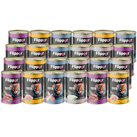Mokra karma dla kota Flipper Pate mix smaków zestaw 24 x 400 g