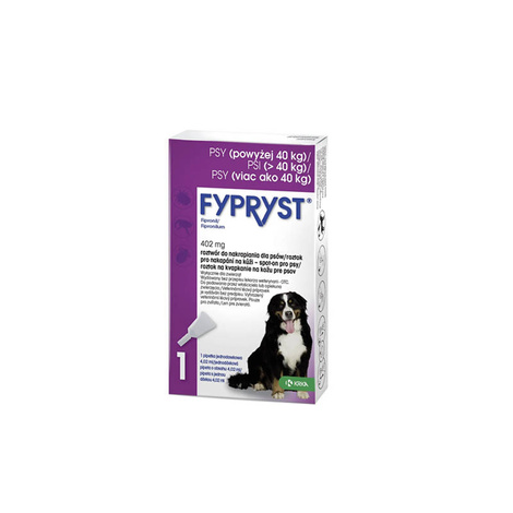 Fypryst Spot On 402 mg / 4,02 ml dla Psów powyżej 40 kg  1 Pipeta