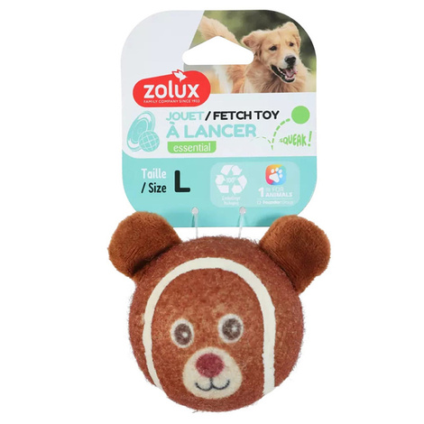 Zolux Zabawka dla psa piłka tenisowa Miś L