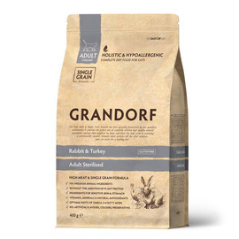 Grandorf Rabbit & Turkey Karma sucha dla kota sterylizowanego z królikiem i indykiem 400 g