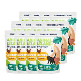 Animal Island Everyday Karma mokra dla kota Kurczak 12 x 85 g