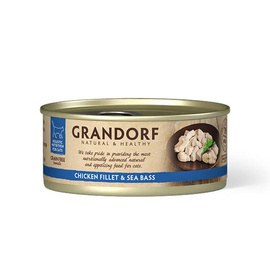 Grandorf Chicken Fillet & Sea Bass Karma mokra dla kota z kurczakiem i okoniem 70 g
