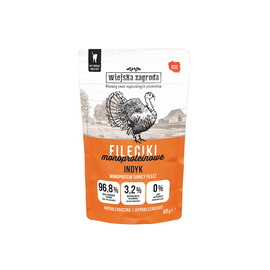 Wiejska Zagroda mokra karma dla kota fileciki indyk 85 g