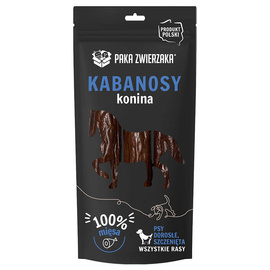 Archiwum Paka Zwierzaka Kabanosy dla psa 100% mięsa konina 3 szt.