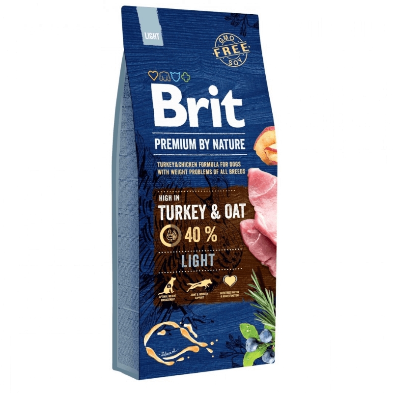 Karma sucha dla psa Brit Premium by Nature Light 15 kg