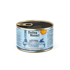 Mokra karma dla kota jagnięcina z królikiem i nagietkiem Dolina Noteci Superfood Pasztet & Filet 185 g