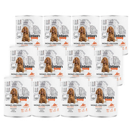 Over Zoo Urban Pets Mono Protein Mokra karma dla psa z kaczką zestaw 12 x 400 g