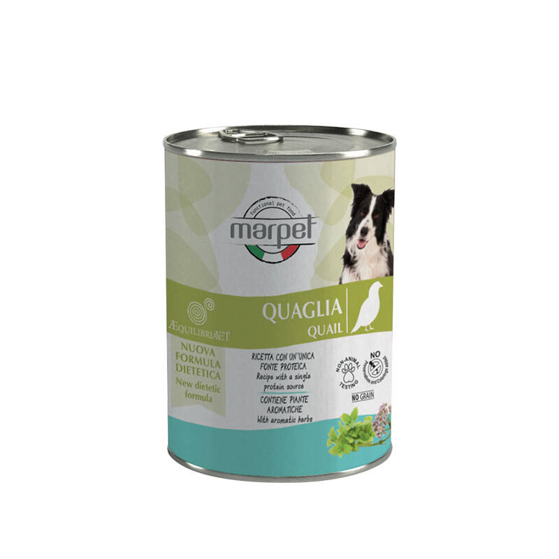 MARPET mokra karma dla psa AEQUILIBRIAVET monobiałkowa przepiórka 400 g