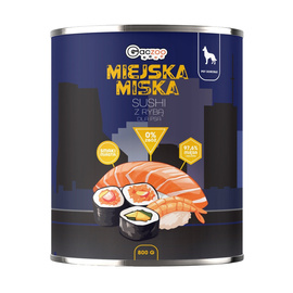 Gaczoo Miejska Miska karma mokra dla psa sushi 800 g