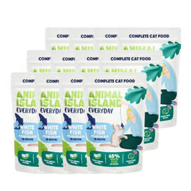 Animal Island Everyday Mokra karma dla kota Biała ryba 12 x 85 g