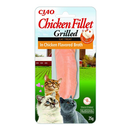 Inaba Cat Chicken Fillet Przysmak dla kota Grillowany filet z kurczaka 25 g