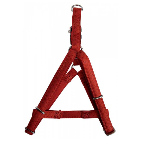 Szelki regulowane Zolux Mac Leather 25mm czerwony