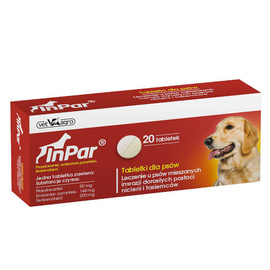Inpar Tabletki odrobaczające dla psa 20 tabletek