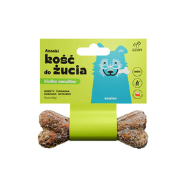 Azanki Senior Kość z insektami dla psa 12 cm