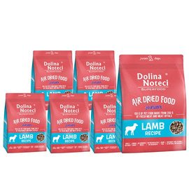 Dolina Noteci Superfood danie z jagnięciny Junior karma suszona dla psa 6 x 1 kg