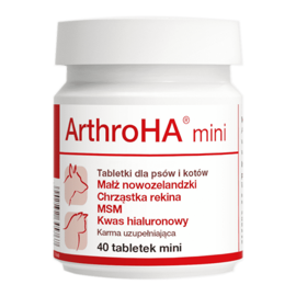 Dolfos ArthroHa mini Suplement diety dla psów i kotów na stawy 40 tabletek