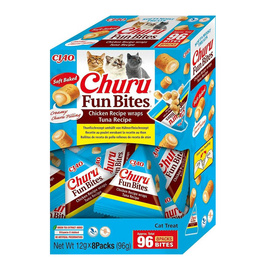 Inaba Cat Churu Fun Bites Przysmak dla kota z kurczakiem i tuńczykiem 8 x 12 g