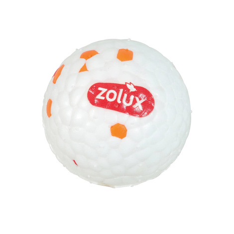 Zolux Etpu Zabawka dla psa wytrzymała piłka do aportowania z piszczałką 8 cm
