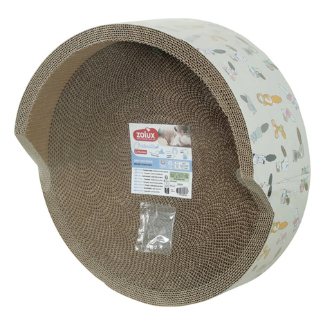 Zolux Chatouille Drapka dla kota 2w1 okrągła z kocimiętką 39 cm