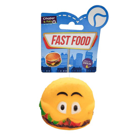 Cooper & Pals Piszcząca zabawka dla psa Fast Food hamburger 8,5 cm