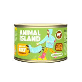 Animal Island Mokra karma dla psa wołowina z marchewką 410 g