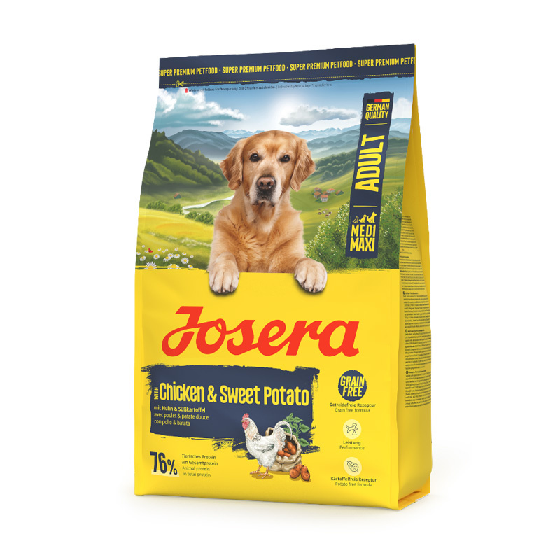 Josera Adult Chicken & Sweet Potato Sucha karma dla psa z kurczakiem i słodkim ziemniakiem 3 kg
