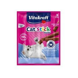 Vitakraft Cat Stick Mini Przysmak dla kota Flądra z Omega 3 3 szt.