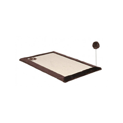 Trixie drapak dla kota mata z pluszem ciemny brąz 70 x 45 cm