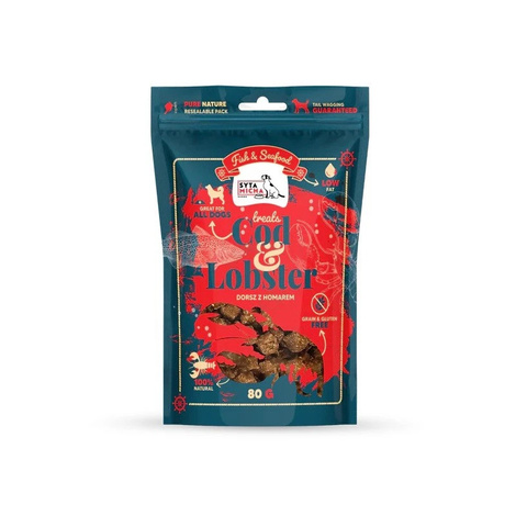 Syta Micha Fish & SeaFood przysmak dla psa dorsz z homarem 80 g