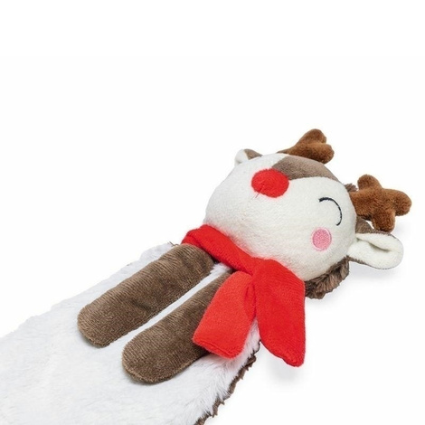 Zabawka świąteczna dla psa Beeztees Flatino Renifer pluszowy 35 cm
