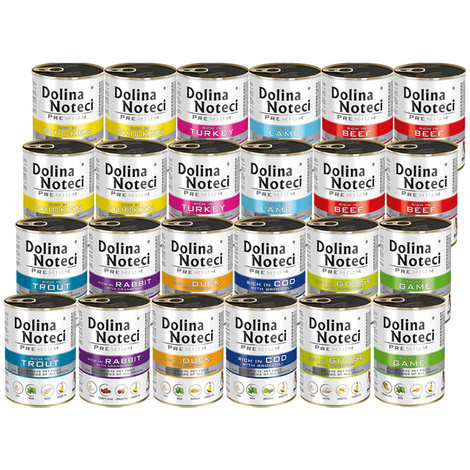 ARCHIWUM Mokra karma dla psa Dolina Noteci Premium Mix 24 x 400 g