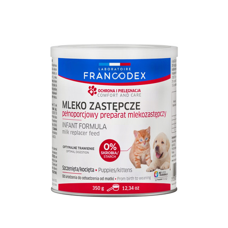 Francodex Mleko zastępcze w proszku dla szczeniąt i kociąt 350 g