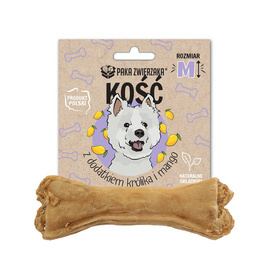 Paka Zwierzaka Kość z dodatkiem królika i mango przysmak dla psa rozmiar M 12 cm 55 g