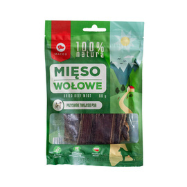 MACED 100% Natura Przysmak dla psa mięso wołowe 60 g
