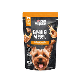 Pan Mięsko Karma mokra dla psa Kawałki w sosie Indyk z kaczką (dorosły) 150 g