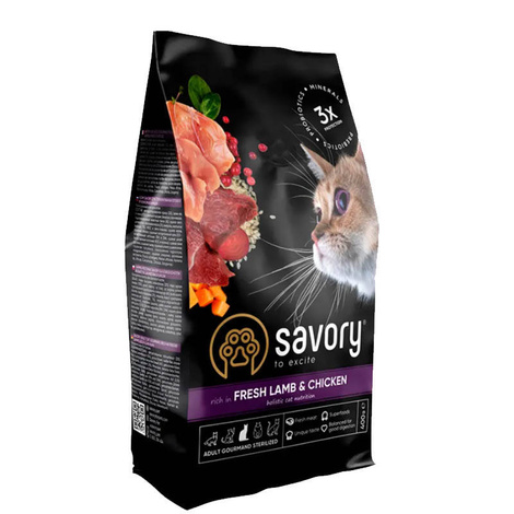 Savory Cat Adult Steril Fresh Lamb&Chicken dla kota po sterylizacji jagnięcina i kurczak 400 g