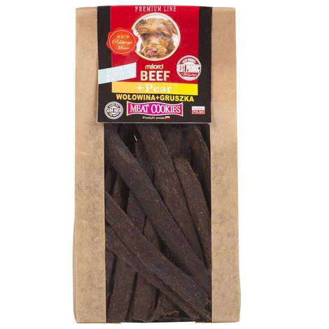 Milord Ciastka dla psa z wołowiną i gruszką 80 g