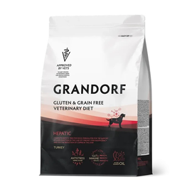 Grandorf Hepatic Sucha karma weterynaryjna dla psów z indykiem 3 kg