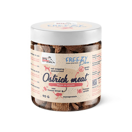 Syta Micha Freezy Pure Liofilizowane przysmaki dla psa mięso ze strusia 90 g