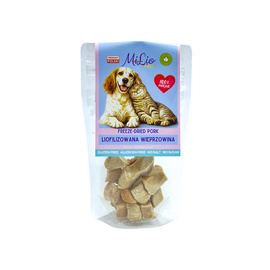 Milord MiLio Liofilizowana wieprzowina naturalny przysmak dla psa i kota 40 g