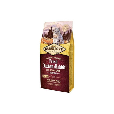 Carnilove Cat Fresh Gourmand sucha karma dla kota kurczak i królik 2 kg